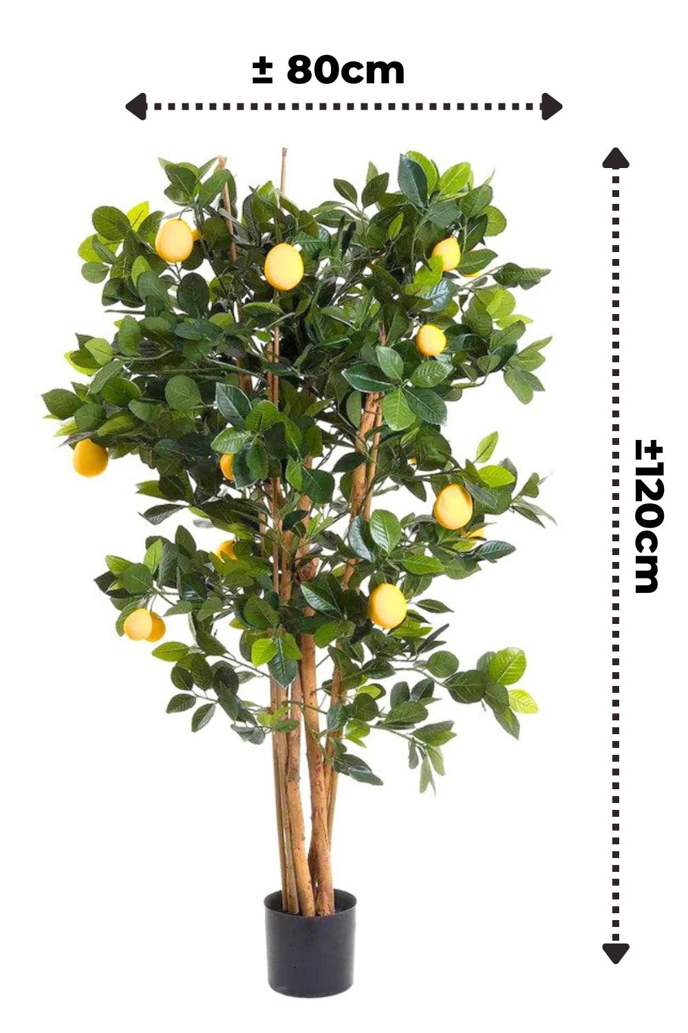 Citronnier artificiel 120 cm