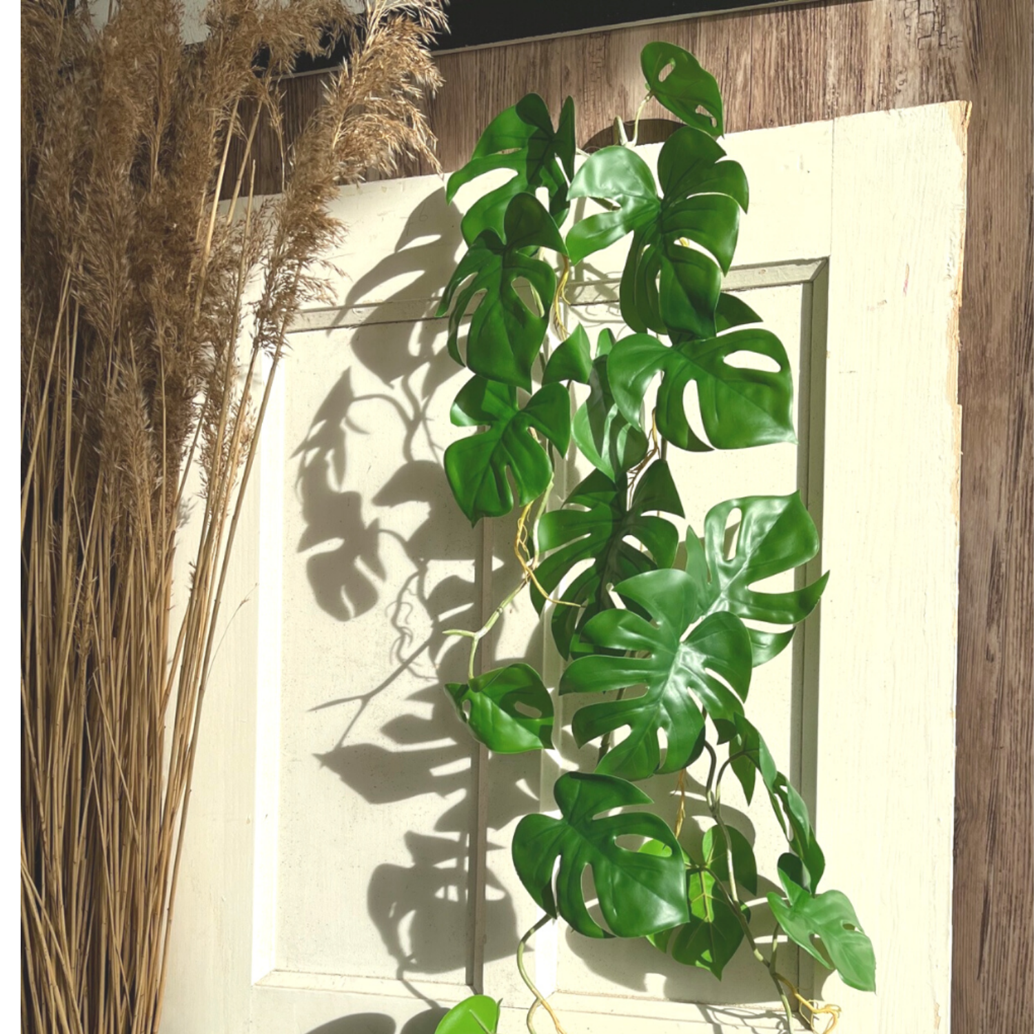 3pcs. Guirlande Monstera Artificielle 120cm (Guirlande)