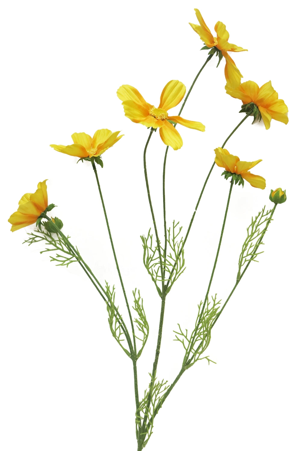 Cosmos Fleur Artificielle 92cm Jaune