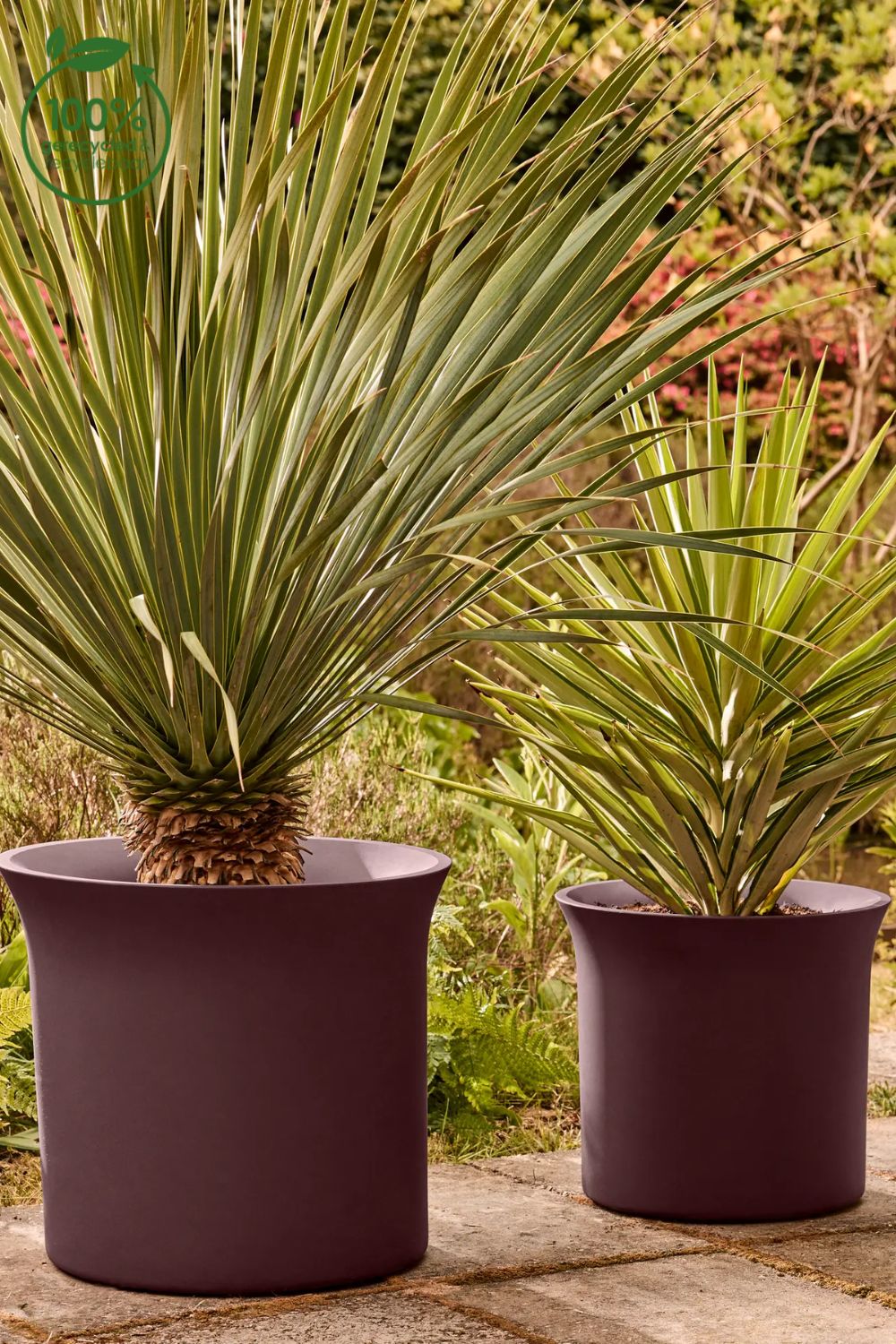 Pot de fleur Elho June Tulip 39 cm Prune Vintage