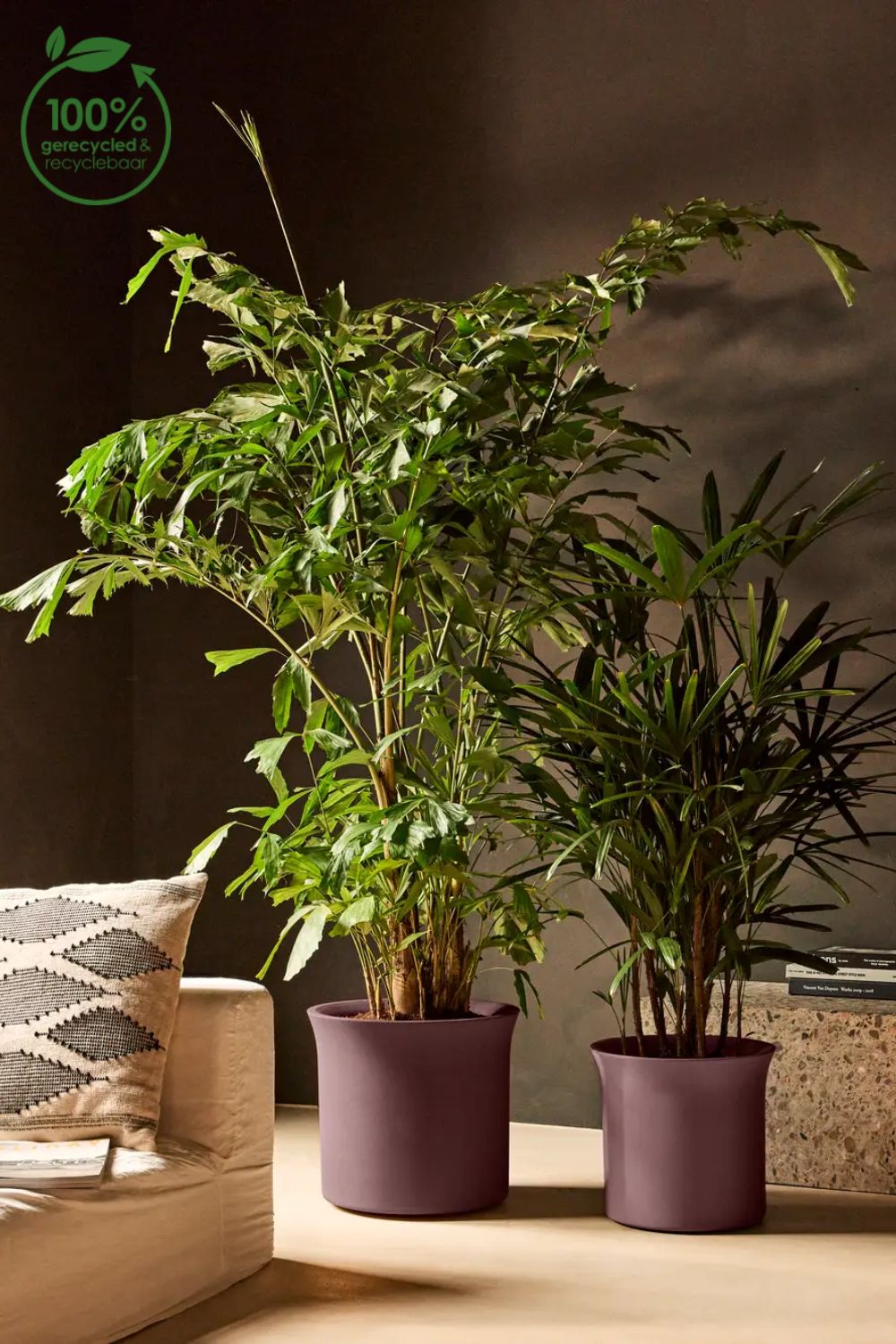 Pot de fleur Elho June Tulip 47 cm Prune Vintage