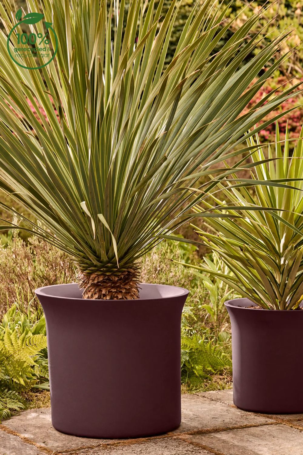 Pot de fleur Elho June Tulip 47 cm Prune Vintage