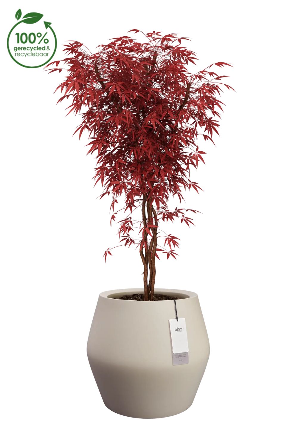 Pot de fleur Elho June Split Low 42 cm Balanced Beige