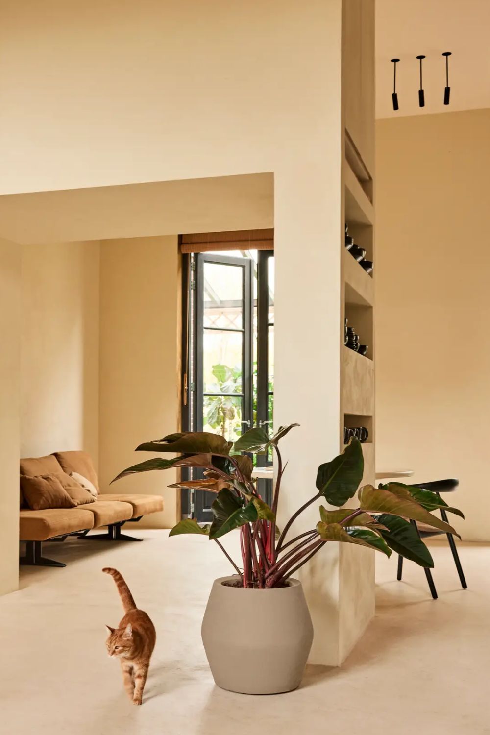 Pot de fleur Elho June Split Low 42 cm Balanced Beige