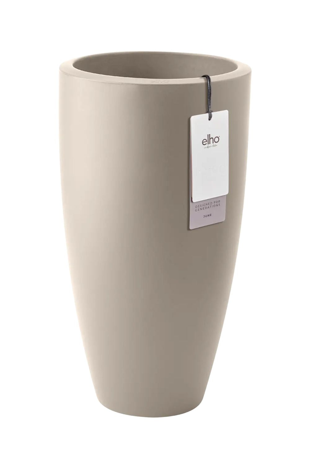Pot de fleur Elho June Round High 40cm Beige Équilibré