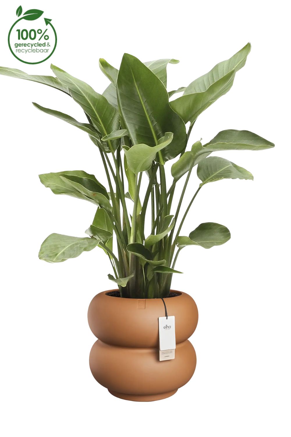 Pot de fleur Elho Amber Roll Low 40cm Caramel