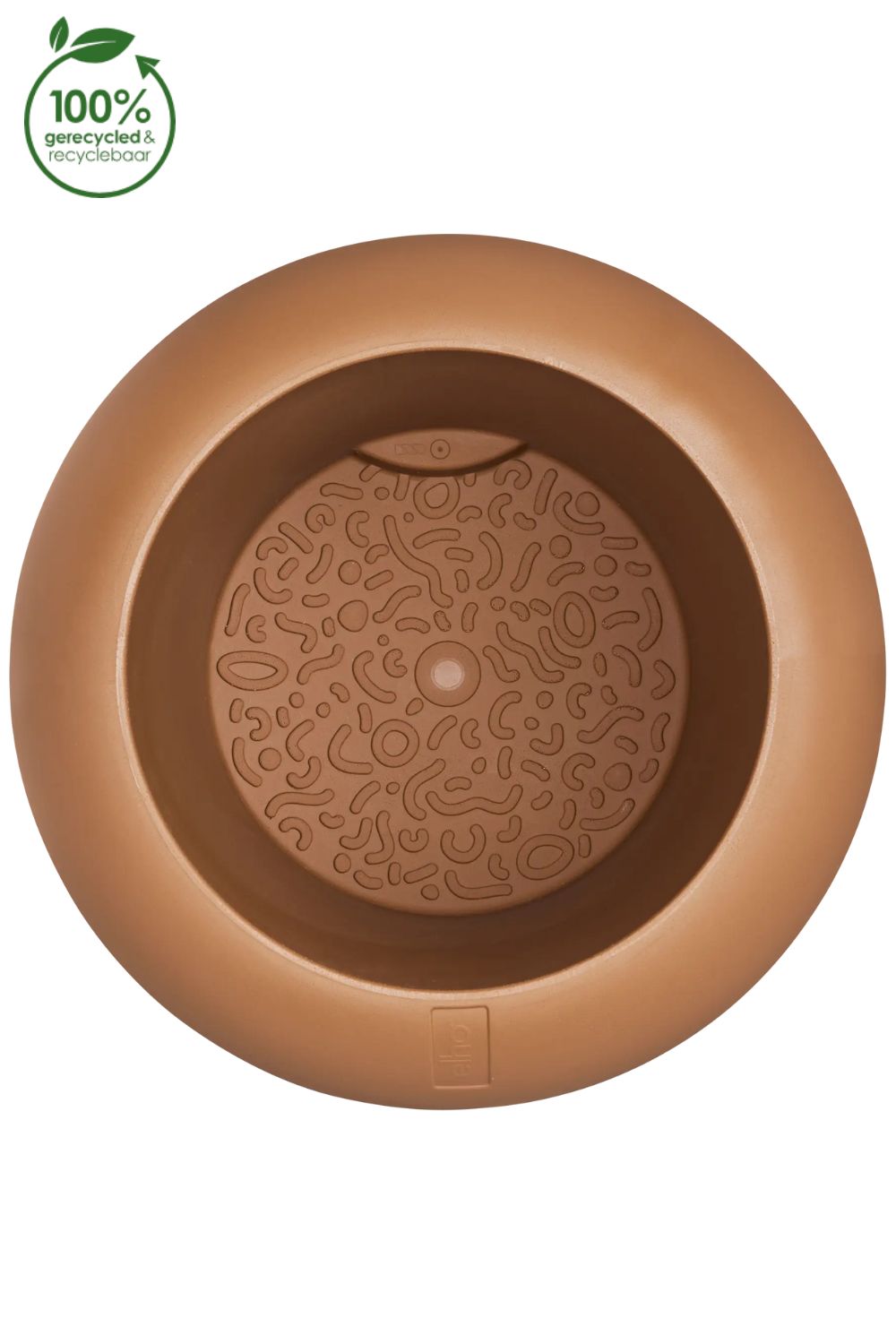 Pot de fleur Elho Amber Roll Low 40cm Caramel