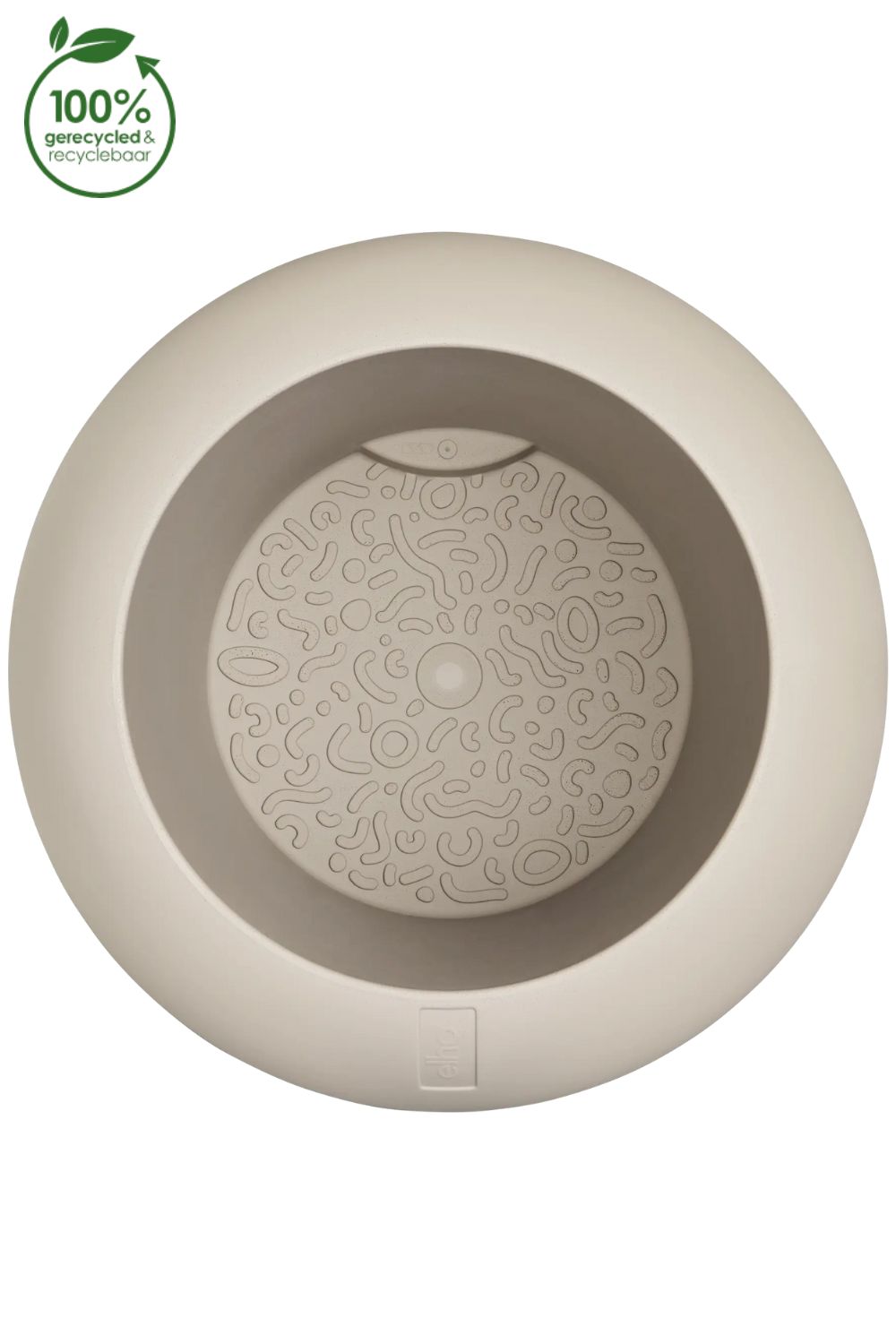 Pot de fleur Elho Amber Roll High 58cm Balanced Beige