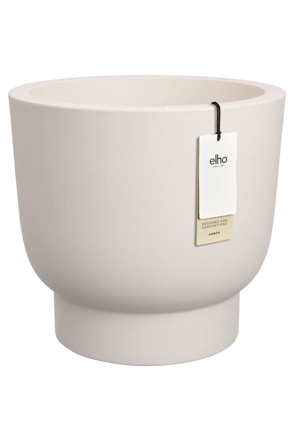 Pot de fleur Elho Amber Grail 30 cm Lin Blanc