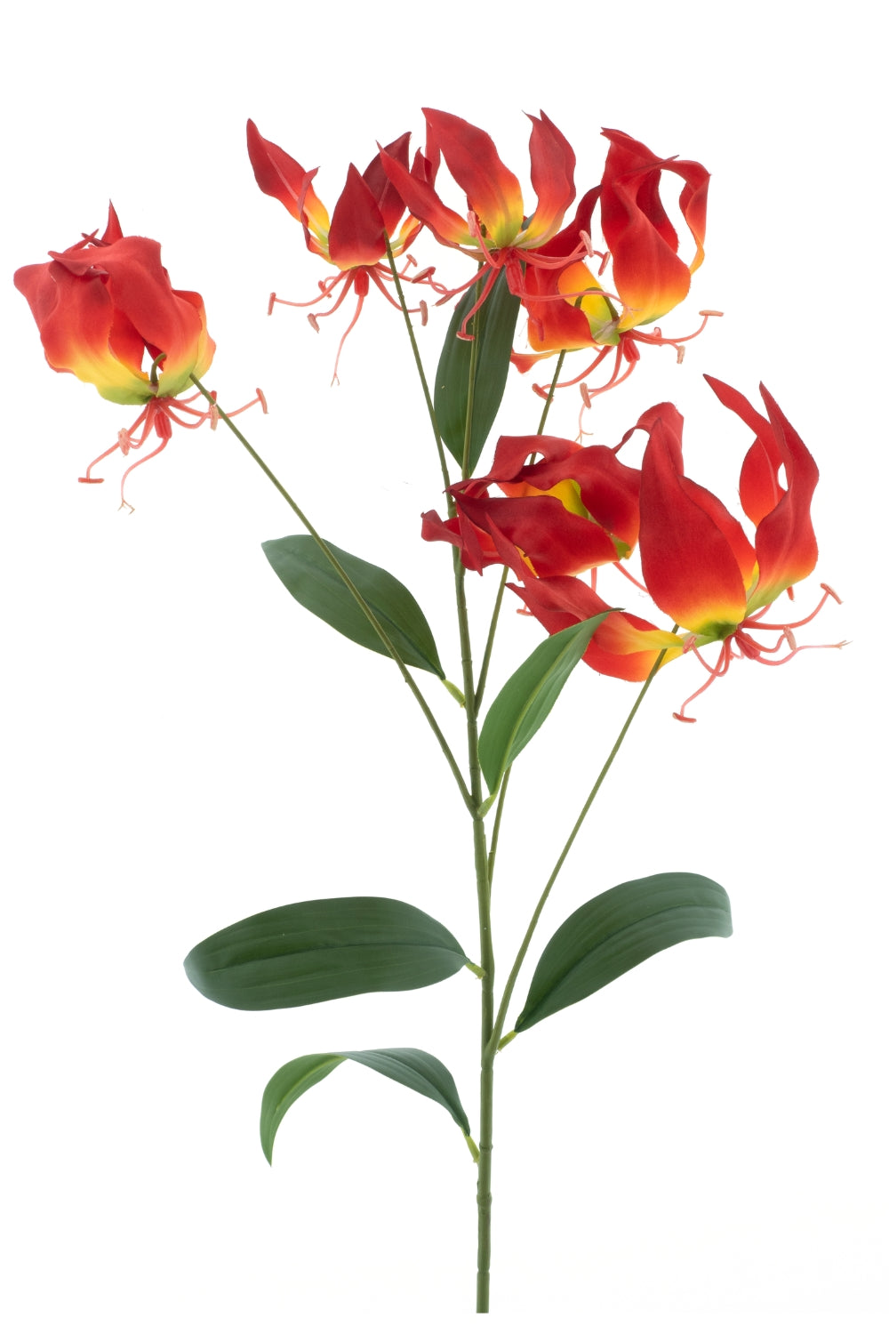 Gloriosa Fleur Artificielle 90cm Rouge