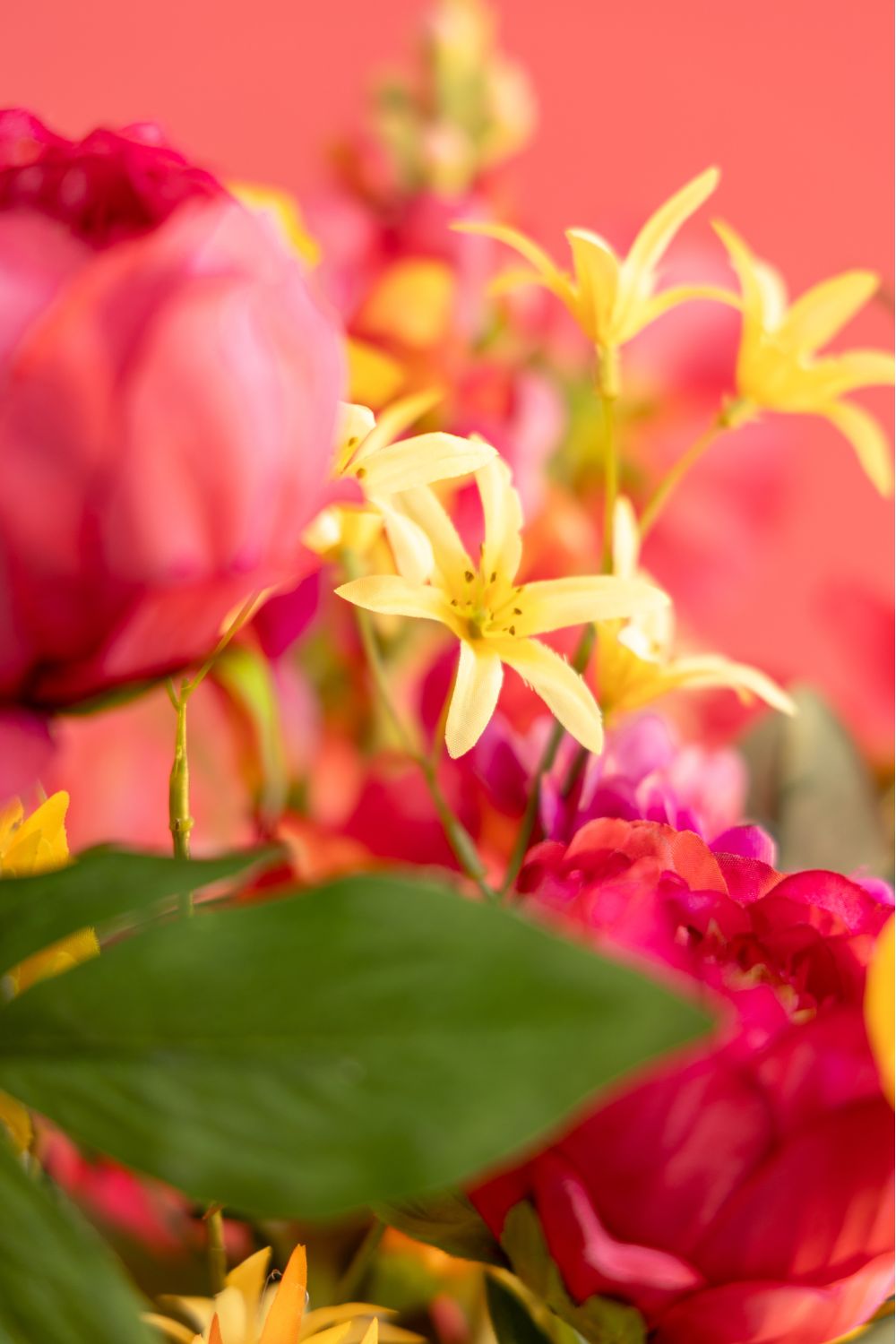 Détails 2 du Bouquet Artificiel Sunset Symphony