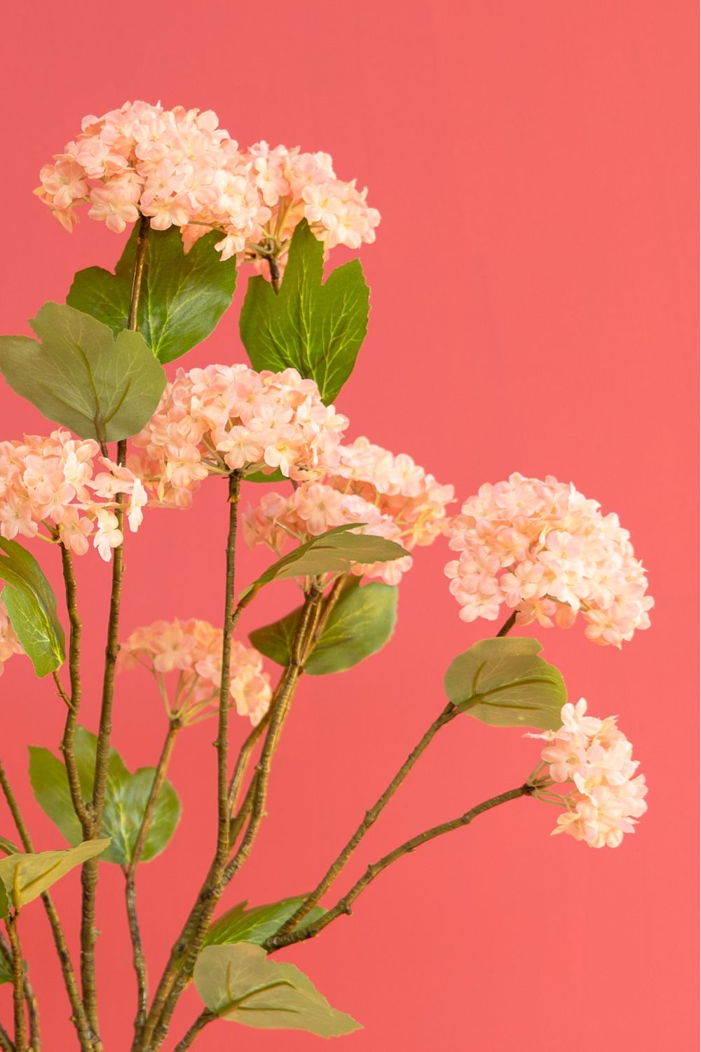 Viburnum Fleur Artificielle 68cm Rose
