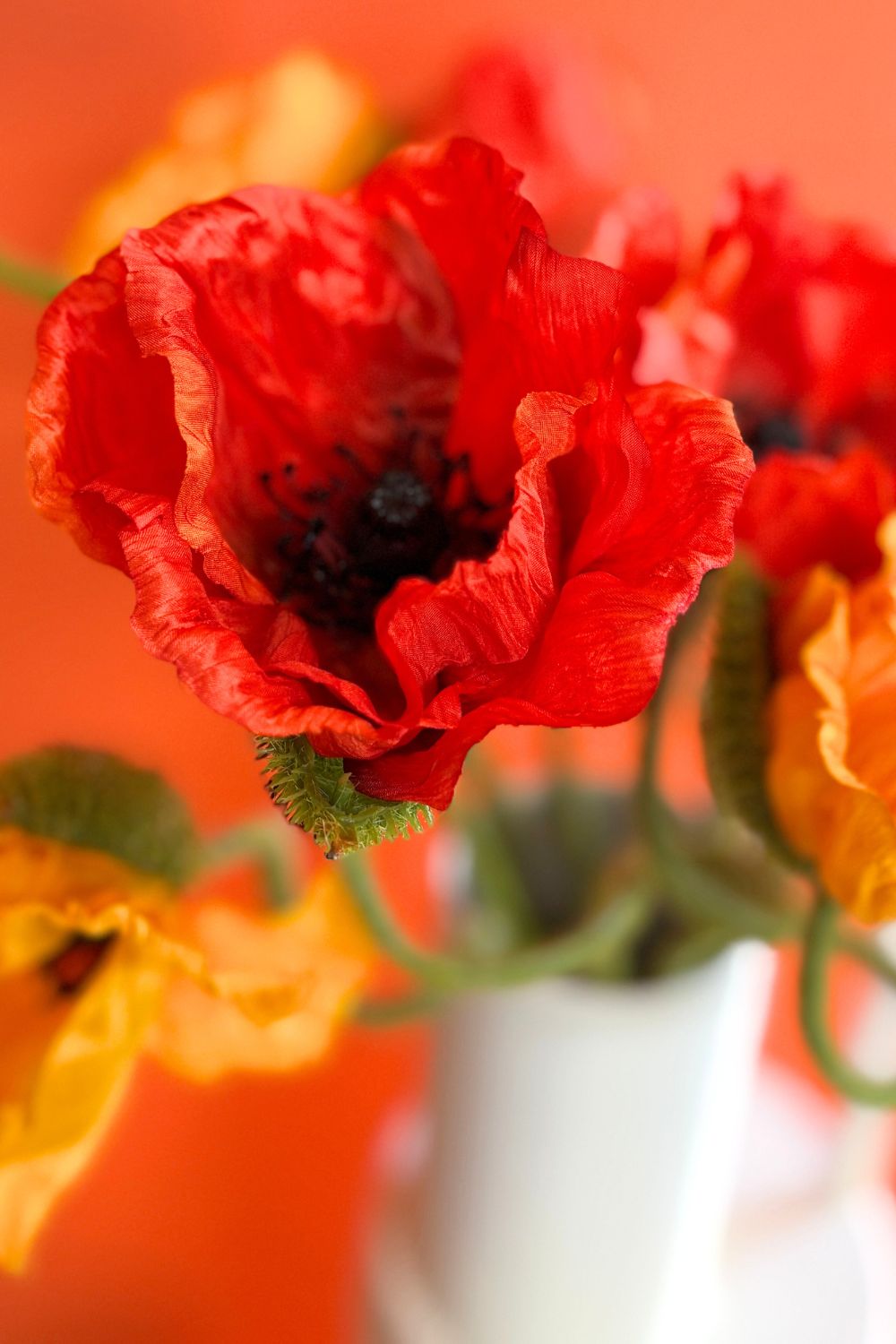 Détails 2 du Bouquet Artificiel Poppy Paradise