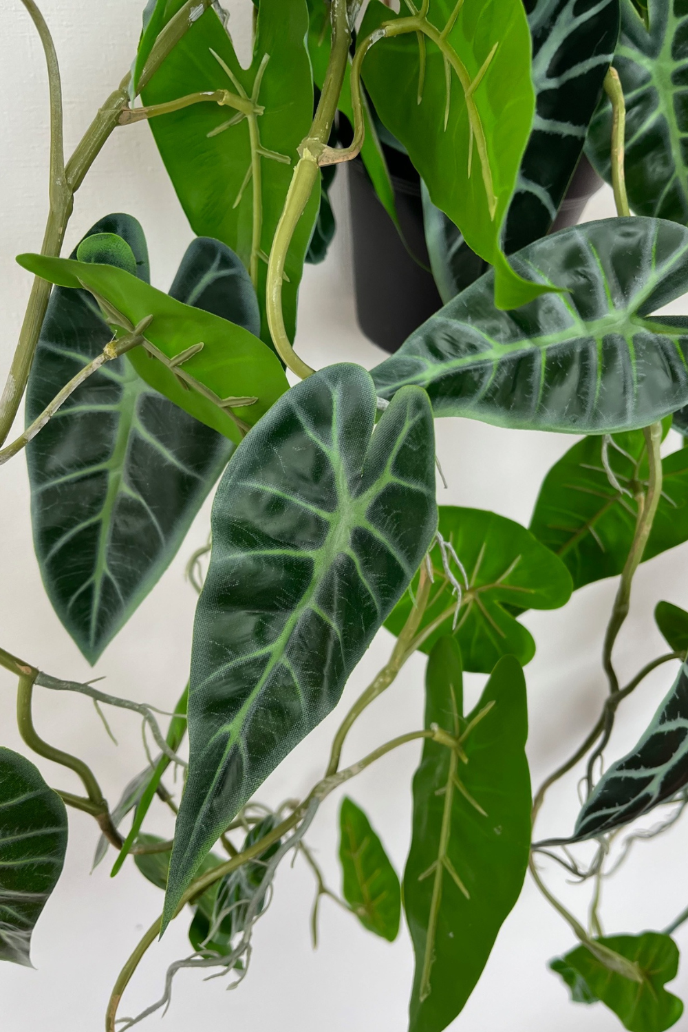 Plante artificielle suspendue Caladium 95 cm