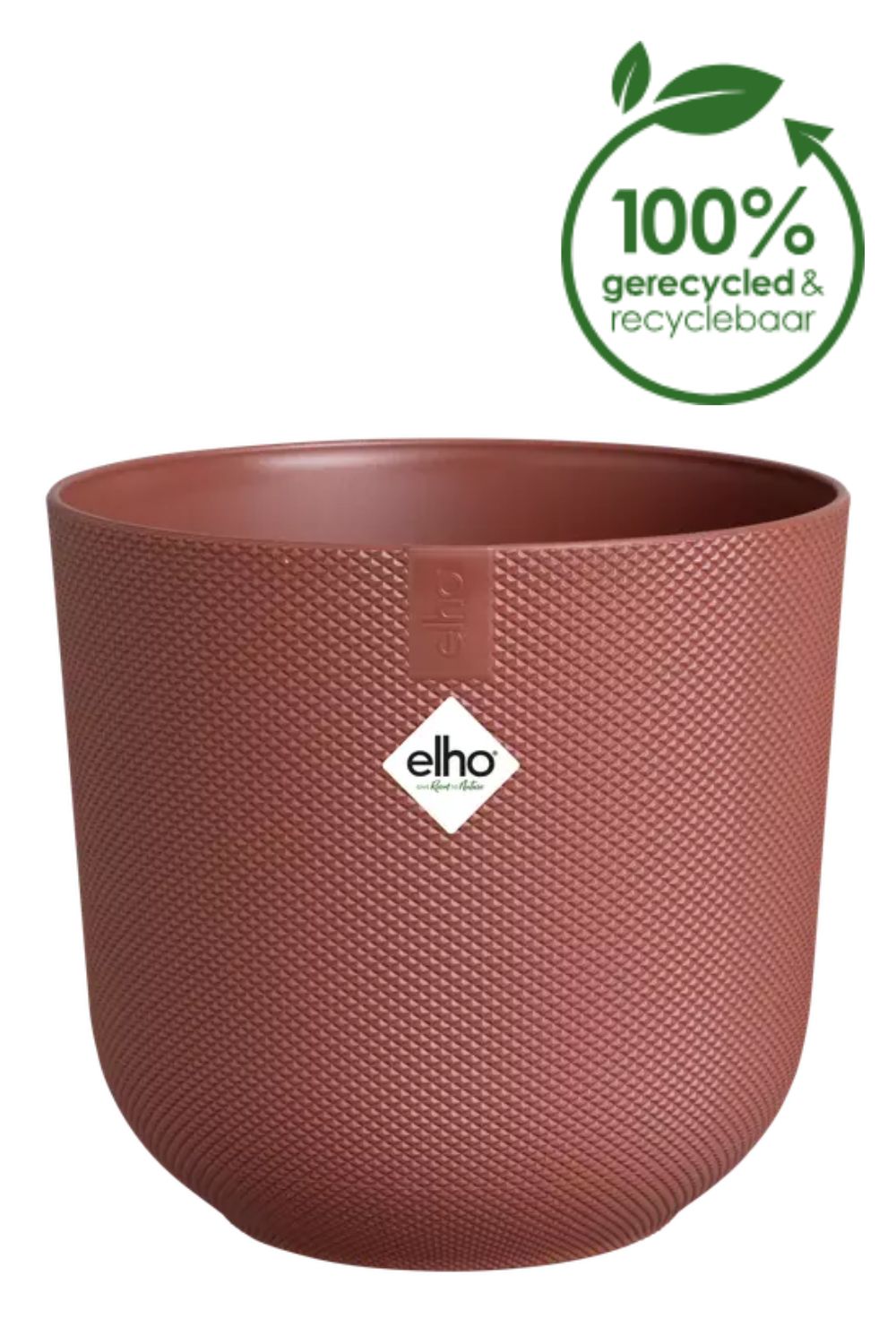 Pot de fleur Elho Jazz rond 19 cm Rouge Toscane