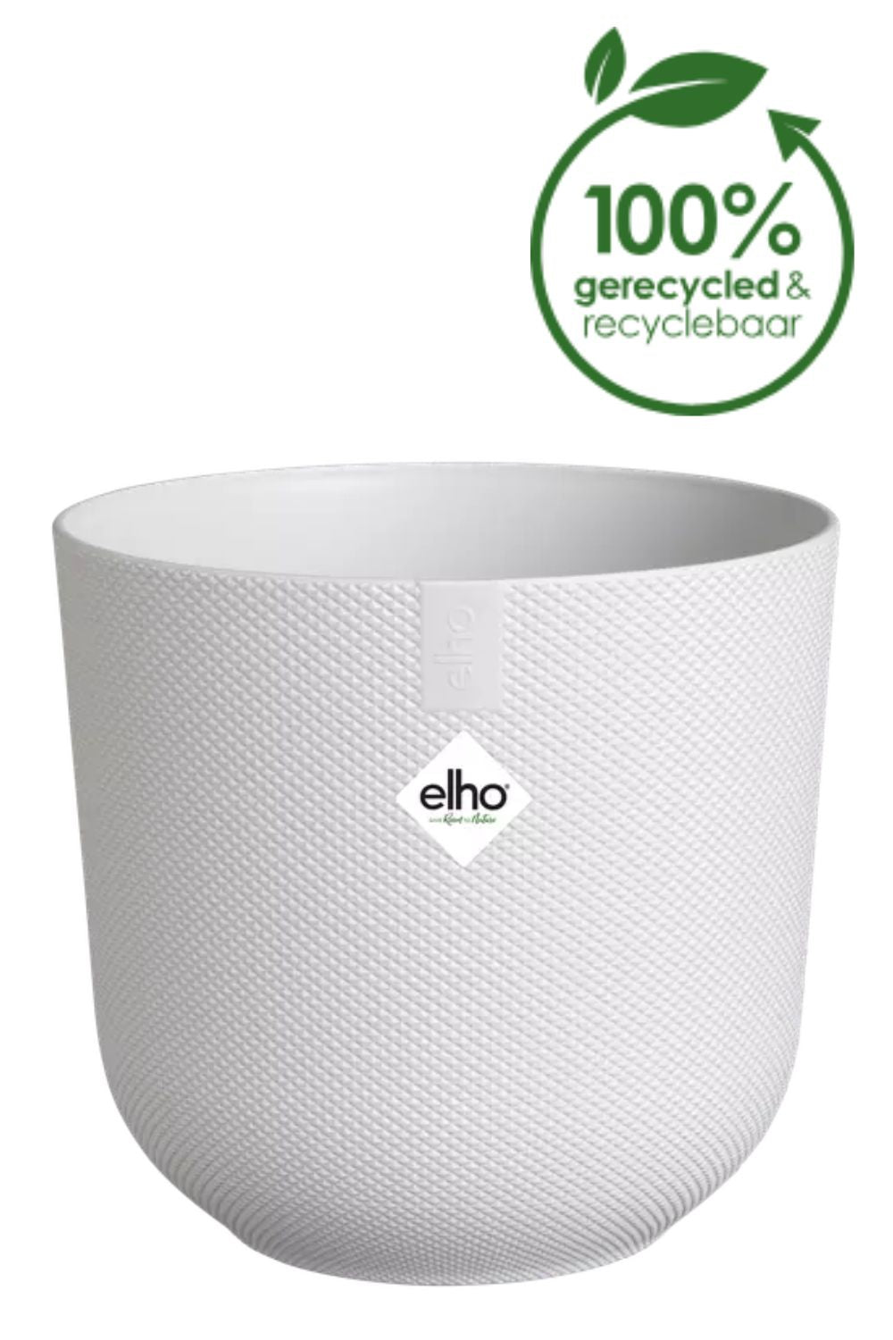 Pot de fleur Elho Jazz rond 19 cm Blanc Soyeux