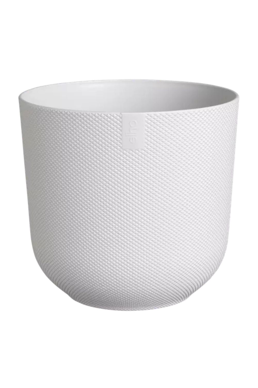 Pot de fleur Elho Jazz rond 19 cm Blanc Soyeux