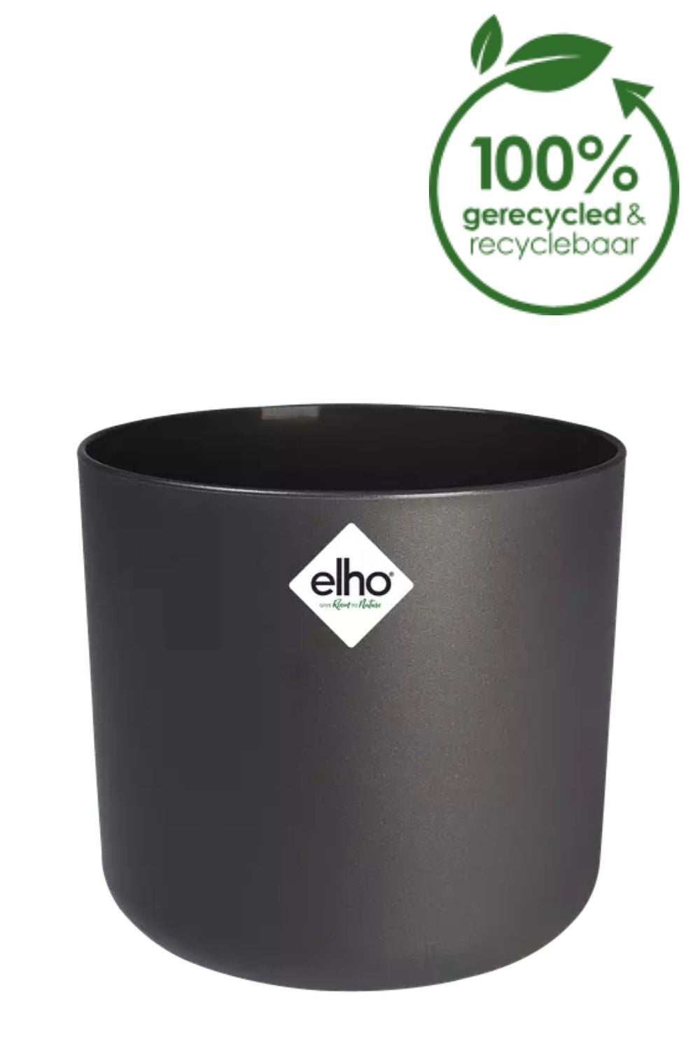 Pot de fleur Elho B. for Soft Round 16 cm Anthracite