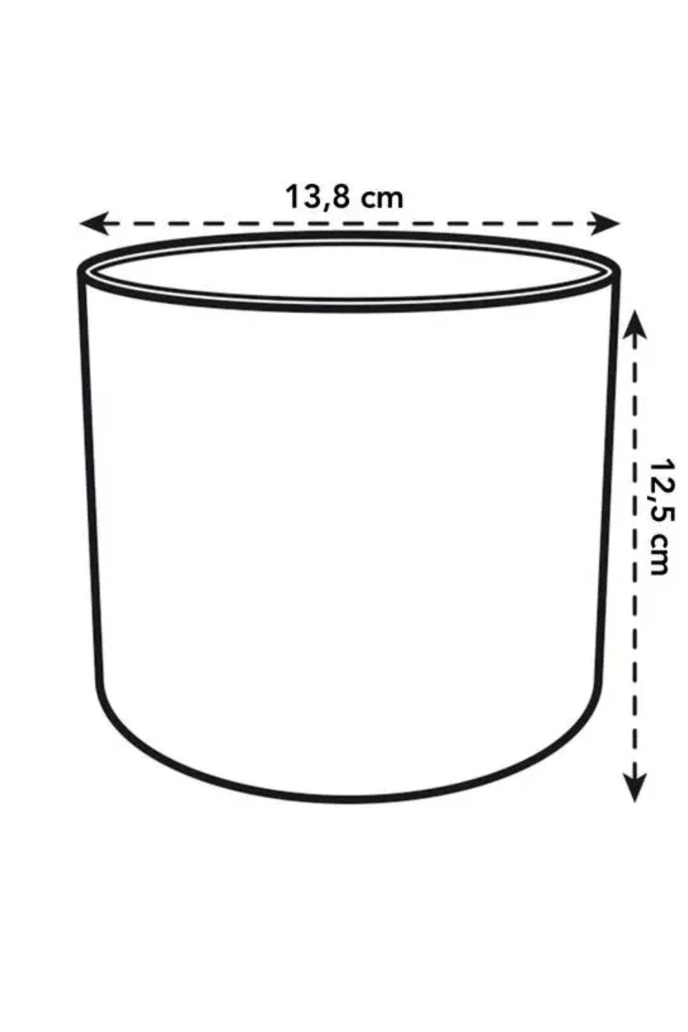 Dimensions du Pot de fleur Elho B. for Soft Round 18 cm Vert Feuille