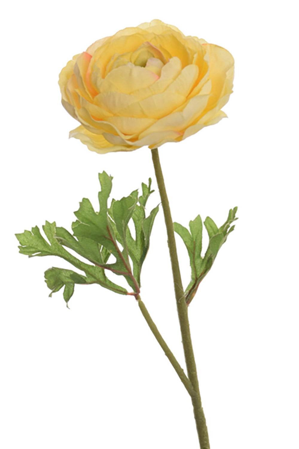 Renoncule Artificielle 56cm Jaune