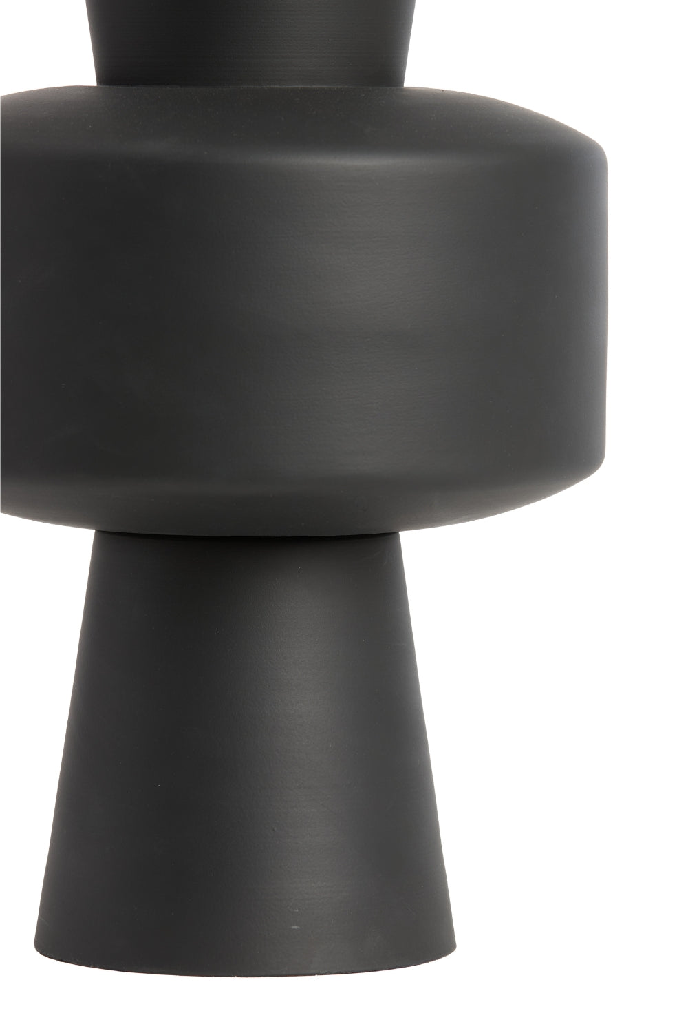 Détails du Vase Novali 42x24cm Noir