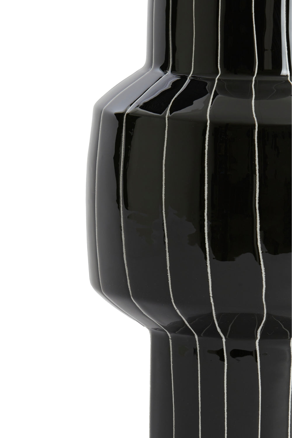 Détails du Vase Senuma 33x16cm Noir