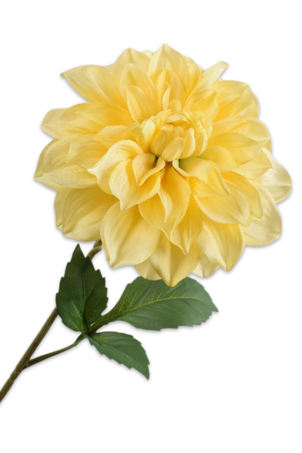 Dahlia Fleur Artificielle 71cm Jaune