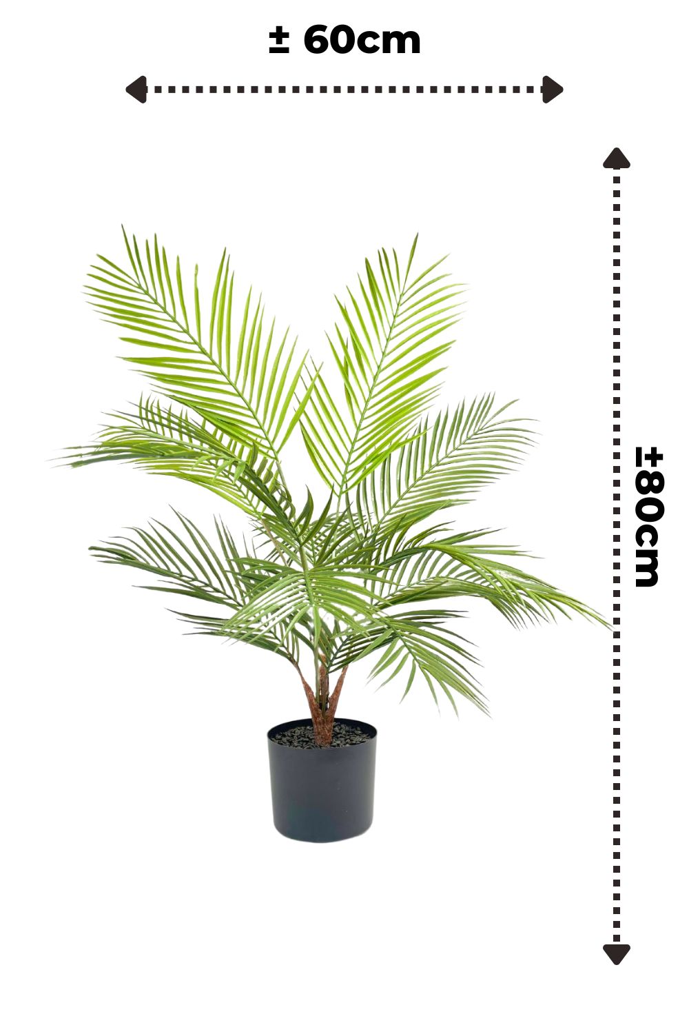 Palmier artificiel 80 cm UV