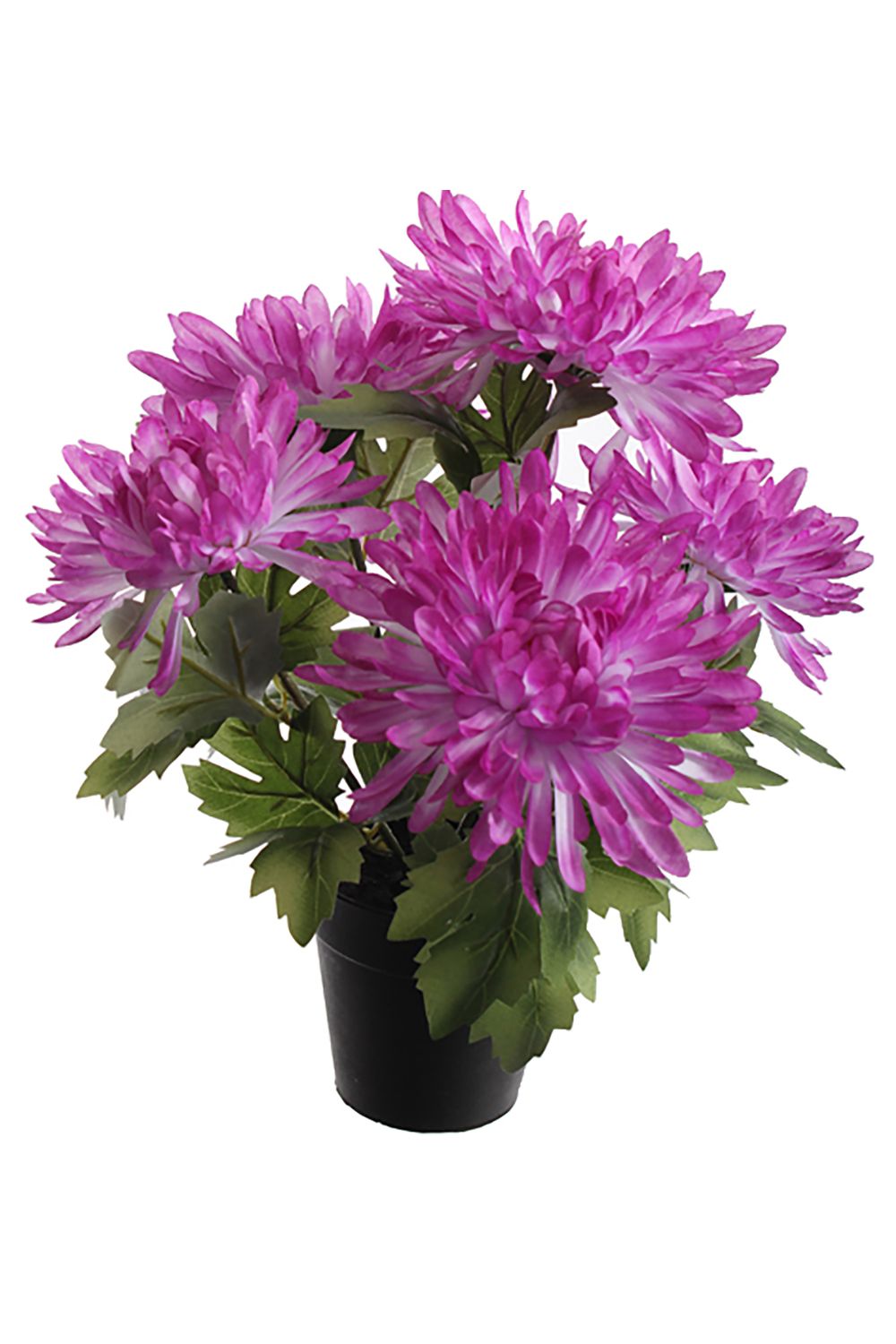 Chrysanthème artificiel 30 cm violet