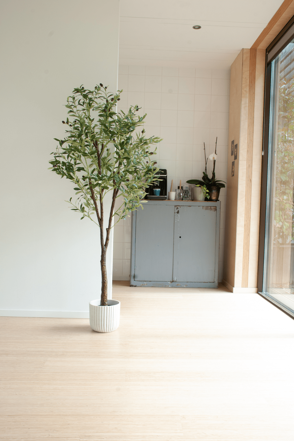 sfeerbeeld Kunst Olijfboom 180cm