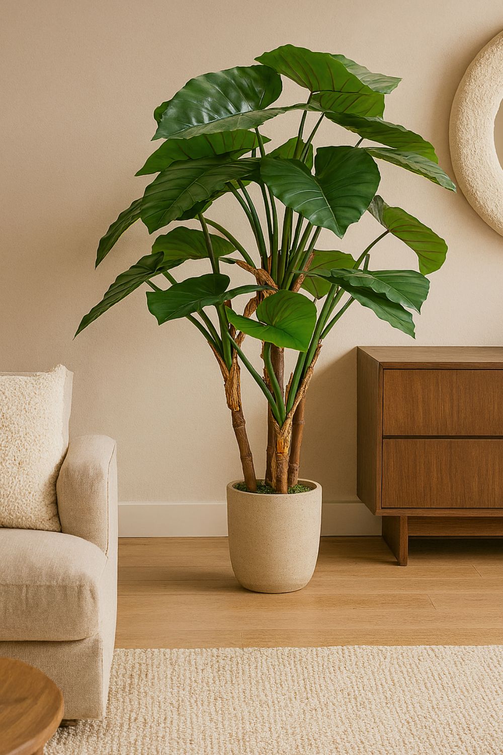 Photo d’ambiance de l’Alocasia Artificielle 140cm