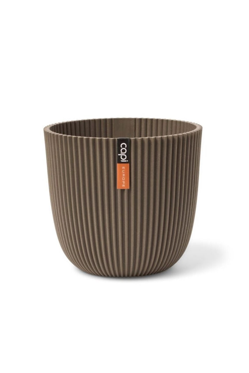 Pot de fleur Capi Groove boule 16,5x15 Warm Taupe
