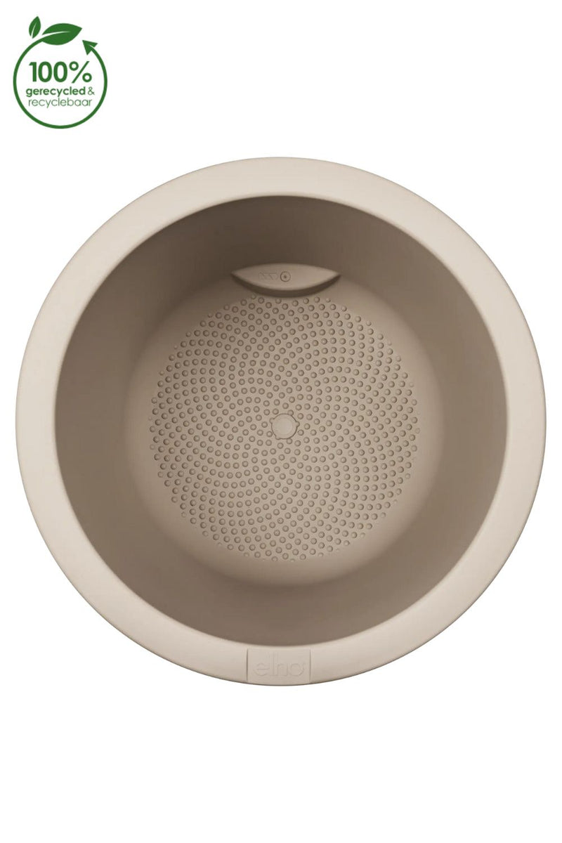 Pot de fleur Elho June Round High 30 cm Beige Équilibré