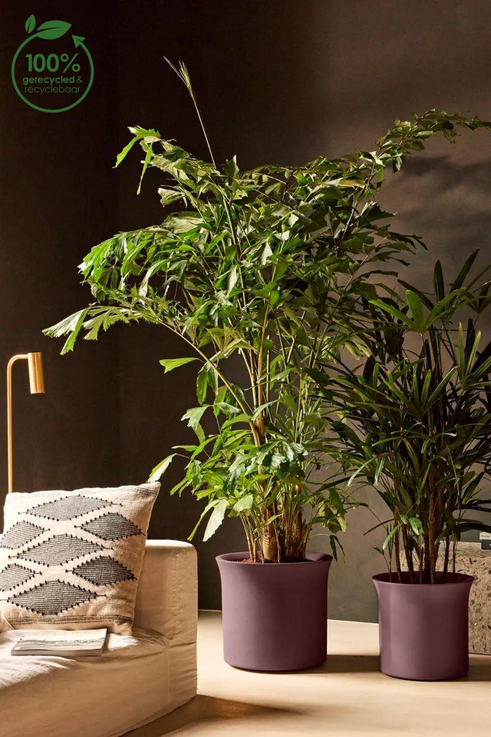 Pot de fleur Elho June Tulip 39 cm Prune Vintage