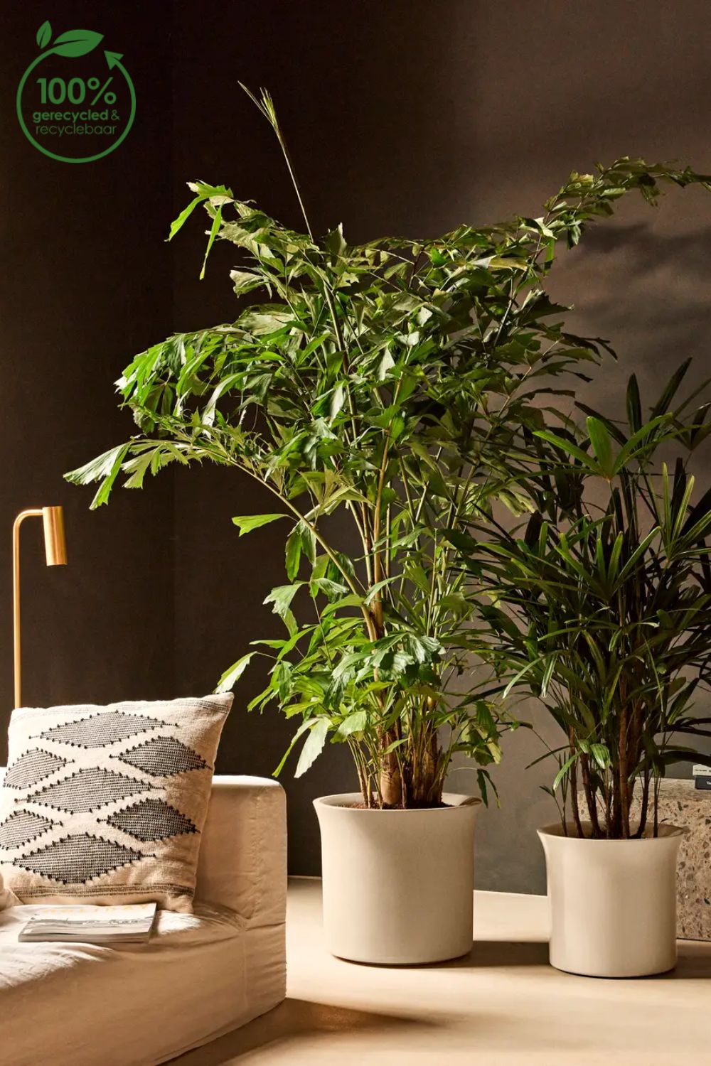 Pot de fleur Elho June Tulip 39 cm Balanced Beige