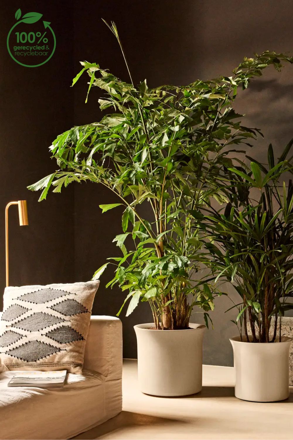 Pot de fleur Elho June Tulip 47 cm Balanced Beige