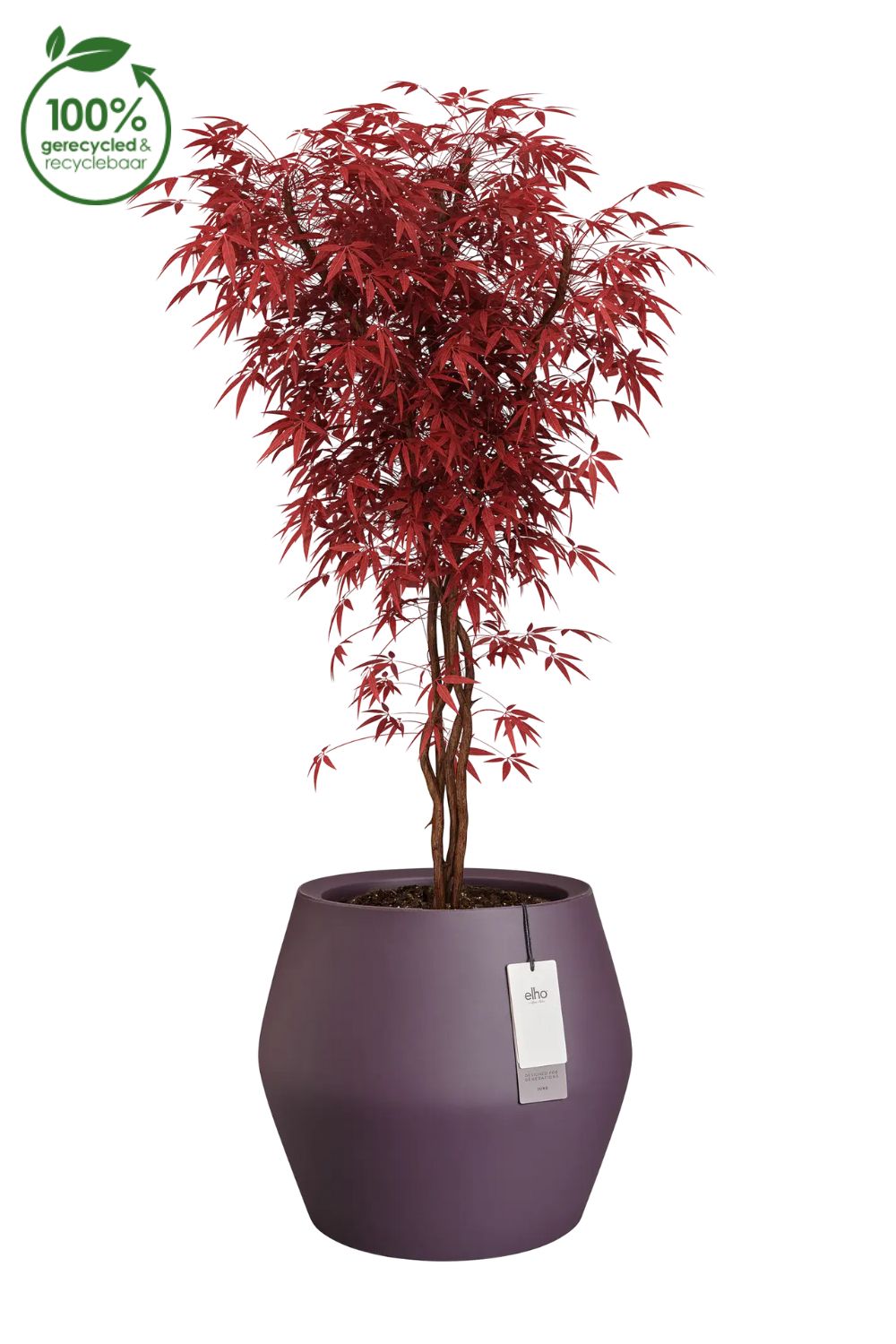 Pot de fleur Elho June Split Low 42 cm Prune Vintage