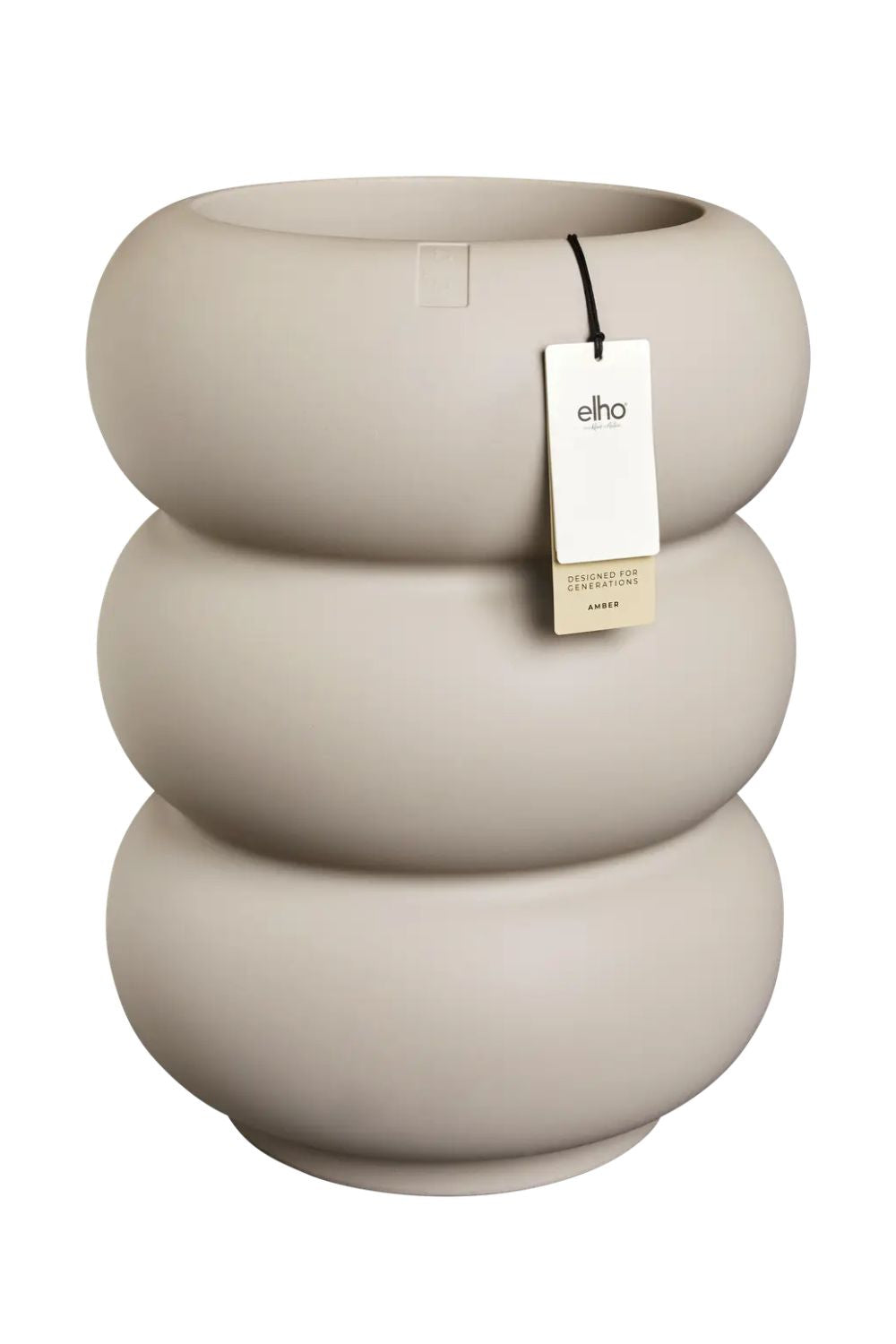 Pot de fleur Elho Amber Roll High 58cm Balanced Beige