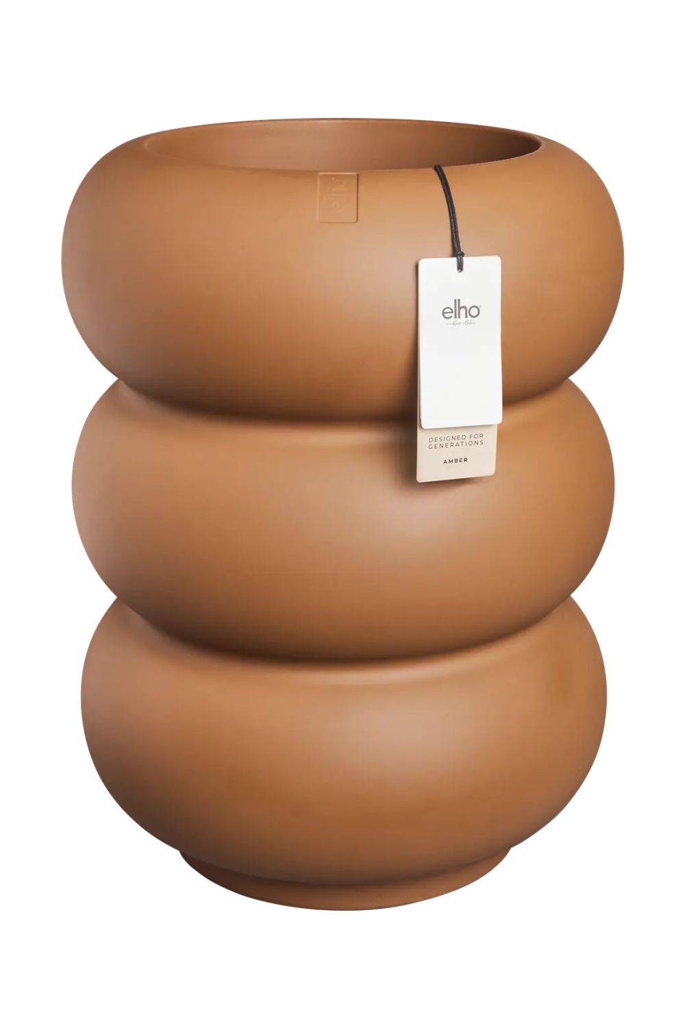 Pot de fleur Elho Amber Roll High 58cm Caramel