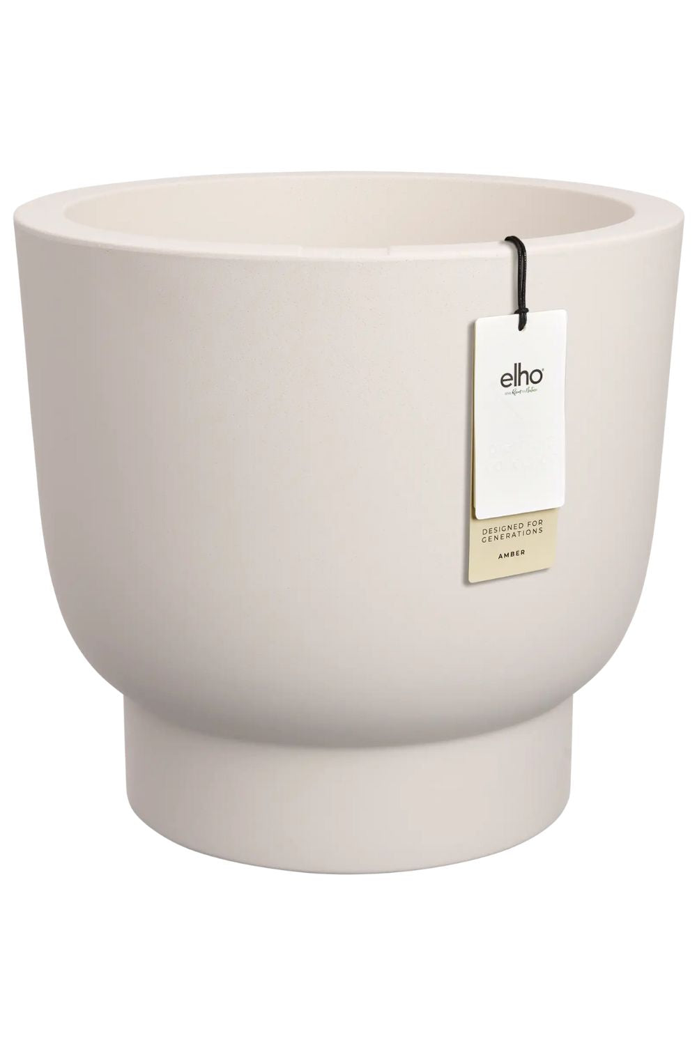 Pot de fleur Elho Amber Grail 38 cm Lin Blanc