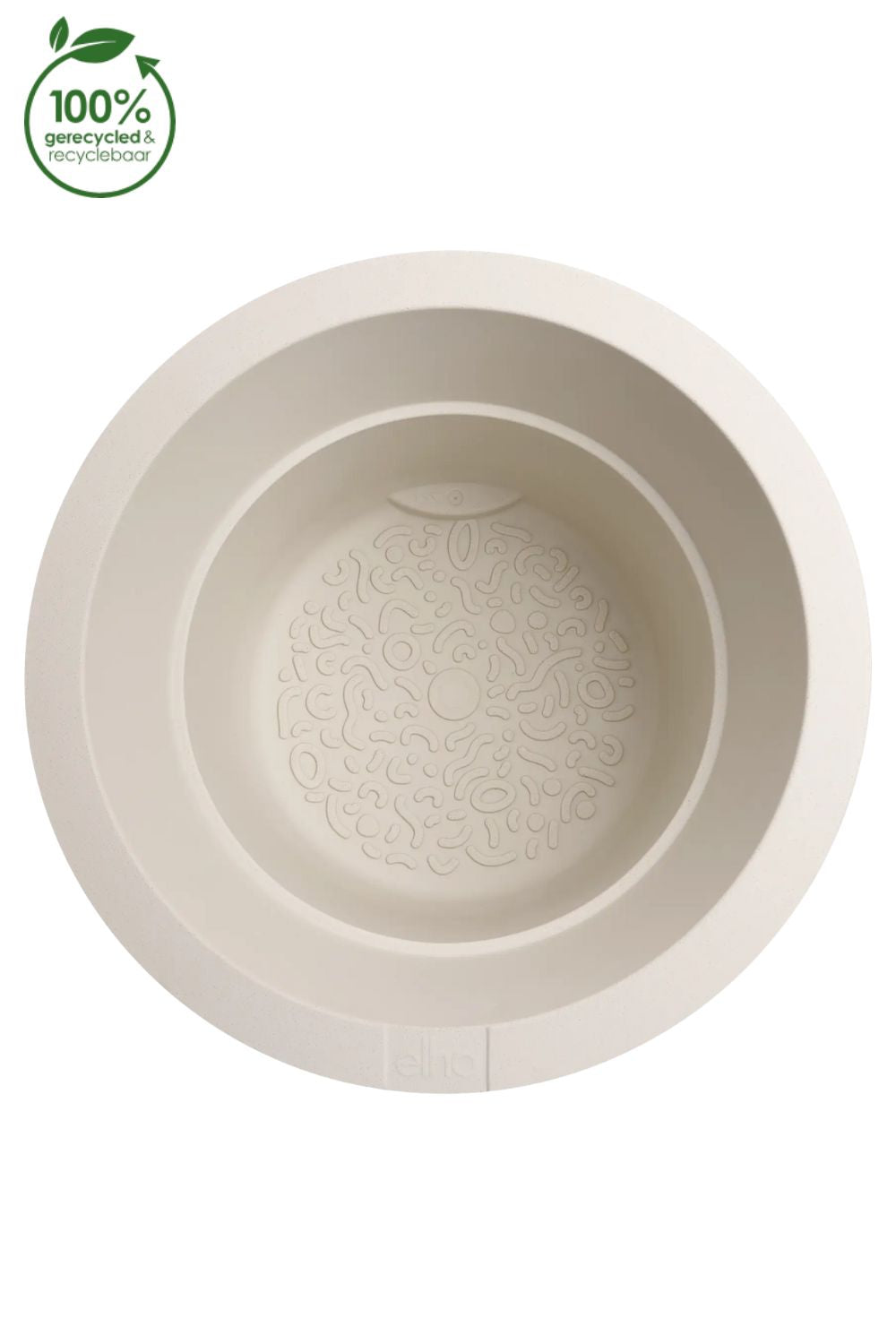 Pot de fleur Elho Amber Grail 38 cm Lin Blanc