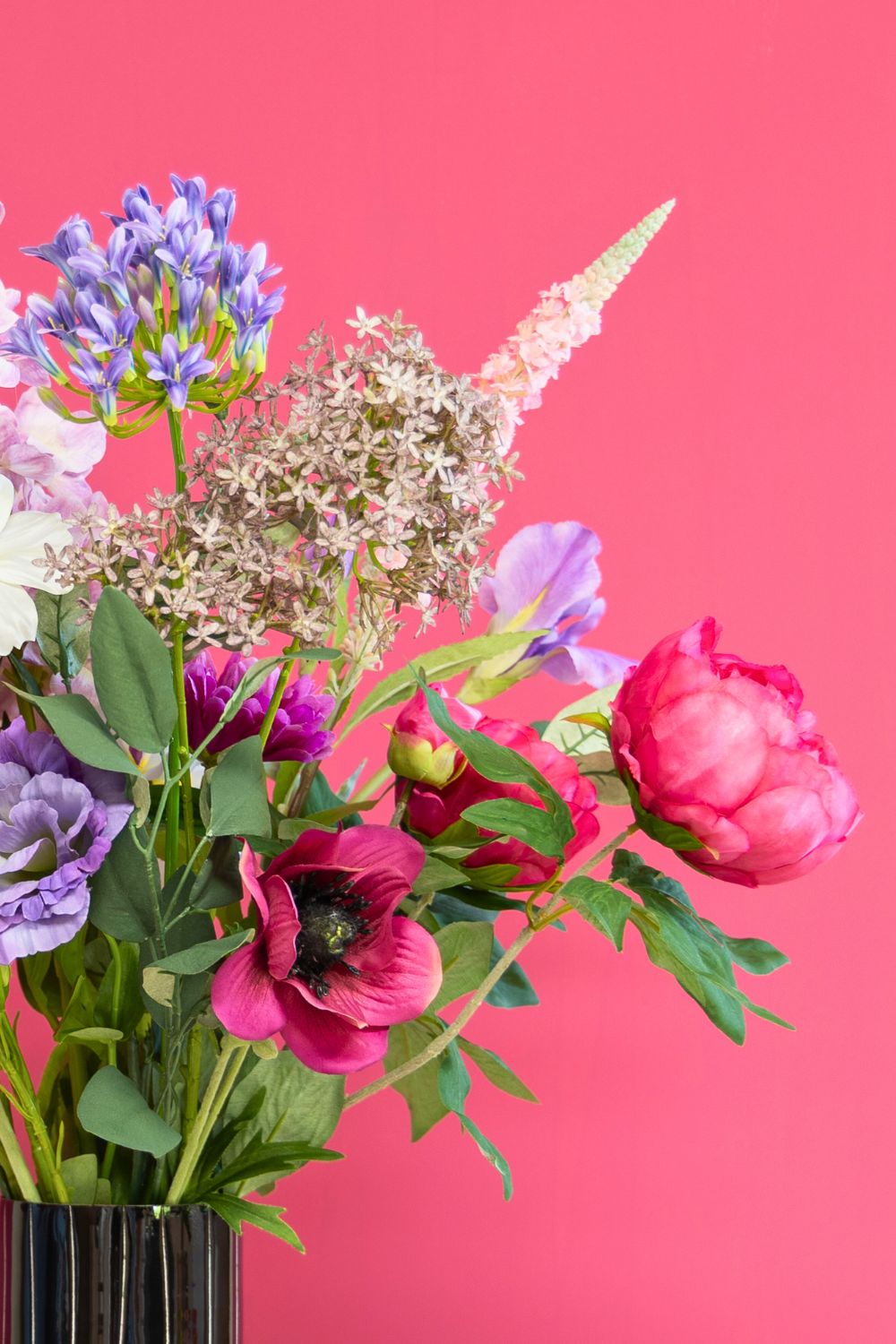 Détails 2 du Bouquet Artificiel Fuchsia Fantasy