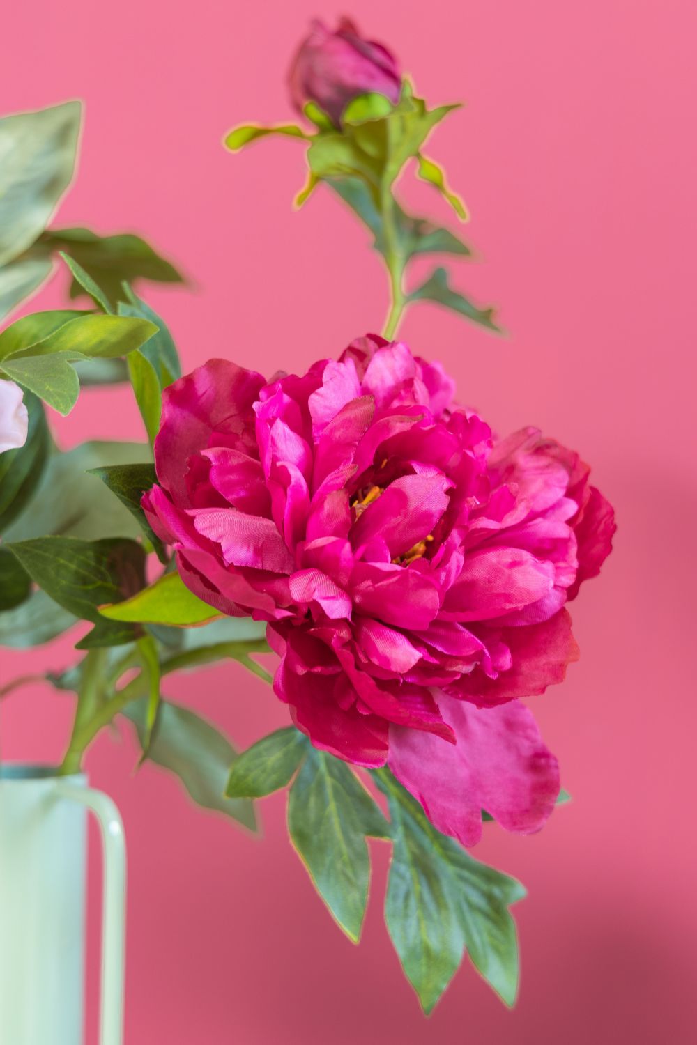 Détails 2 du Bouquet Artificiel Only Peony