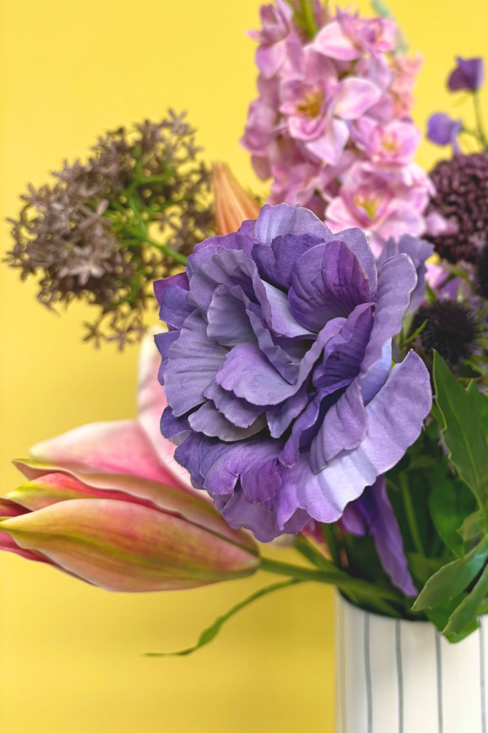 Détails 5 du Bouquet Artificiel Purple Paradise