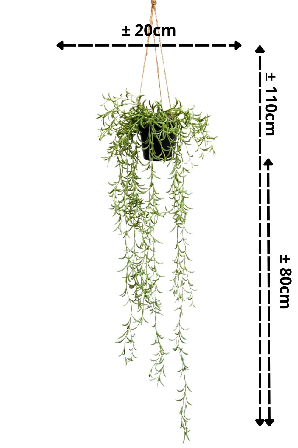 Plante artificielle suspendue Romarin 70 cm