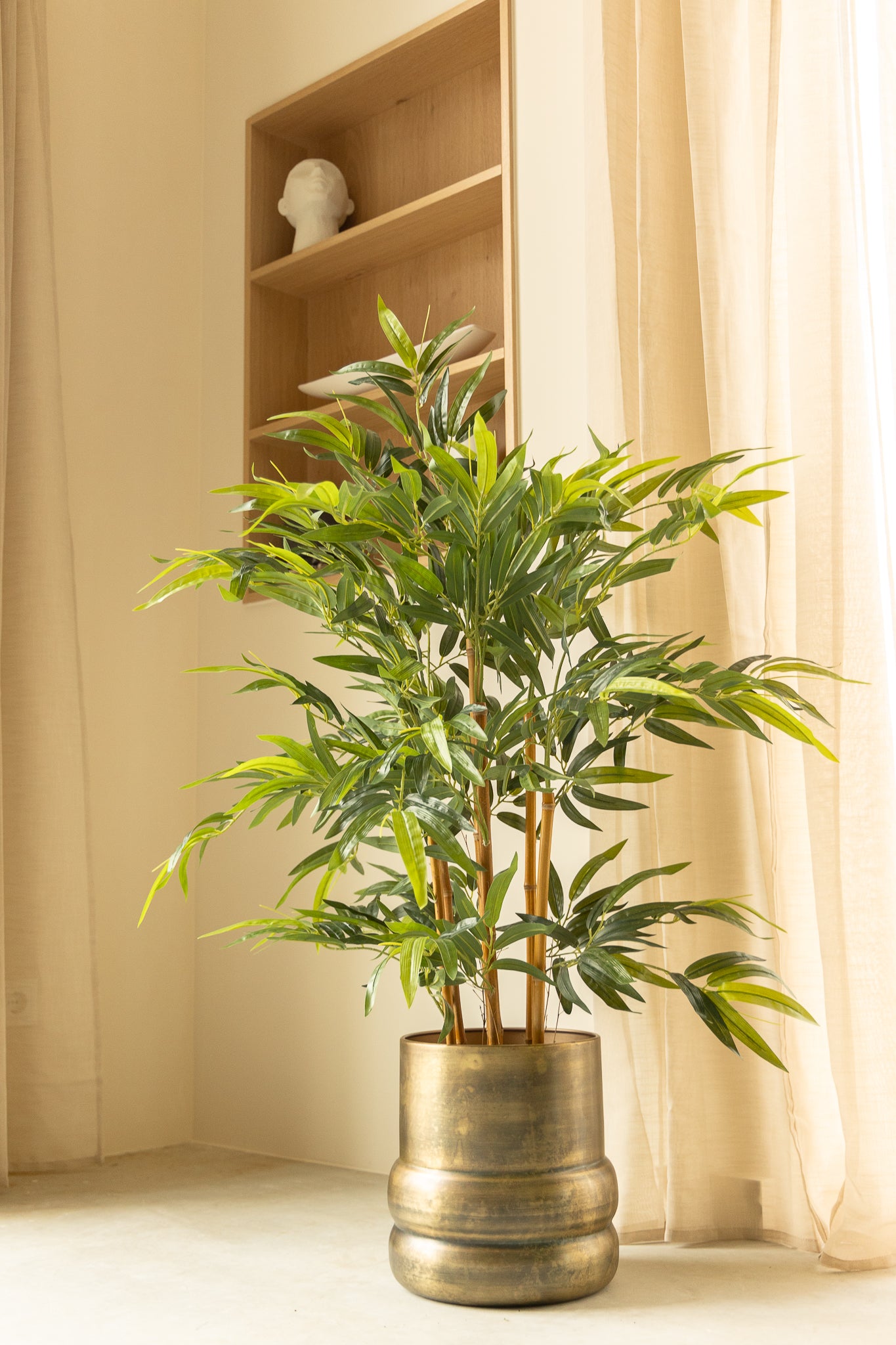 Photo d'ambiance du Pot de fleur Sempre Doré Vintage 30x30 cm