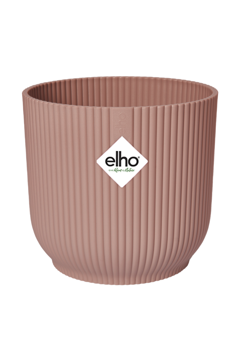 Pot de fleur Elho Vibes Fold rond 16 cm Rose Délicat