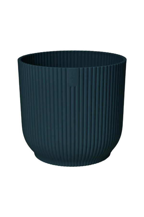 Pot de fleur Elho Vibes Fold rond 18 cm Bleu Profond