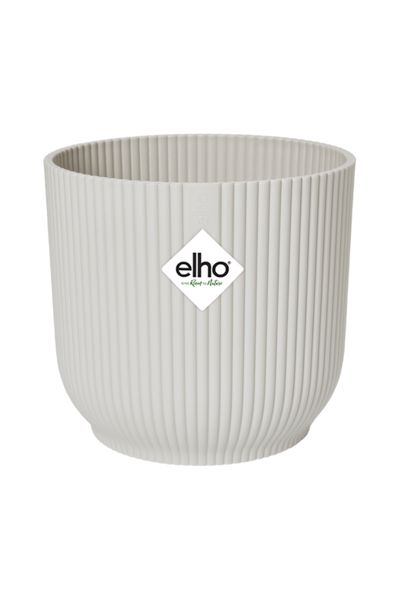Pot de fleur Elho Vibes Fold rond 16 cm Blanc Soyeux