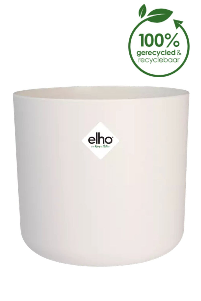 Pot de fleur Elho B. for Soft Round 18 cm Blanc Soyeux